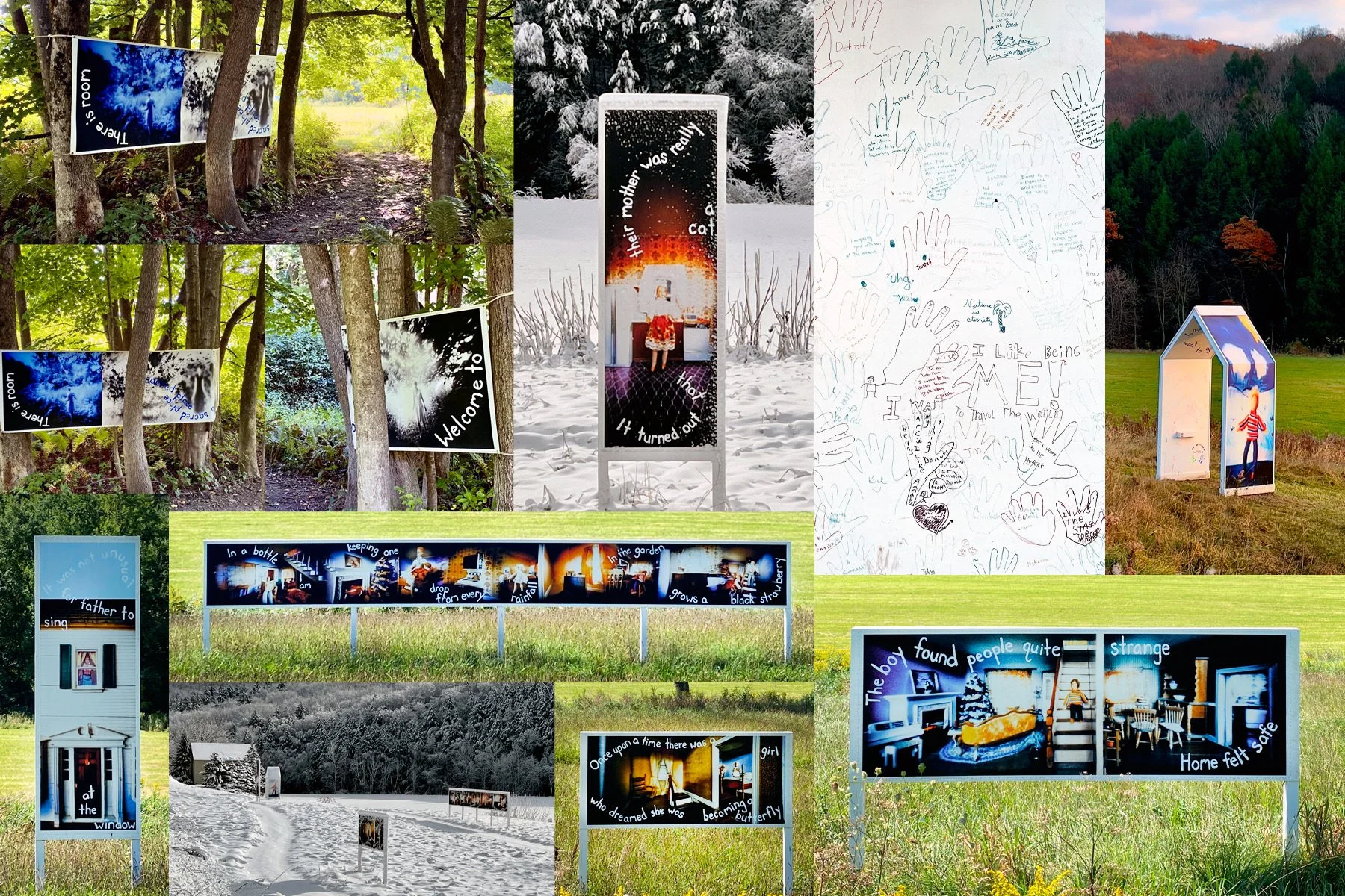 The Dollhouse Family and the Black Strawberry • Hayfield Art Gallery 2021