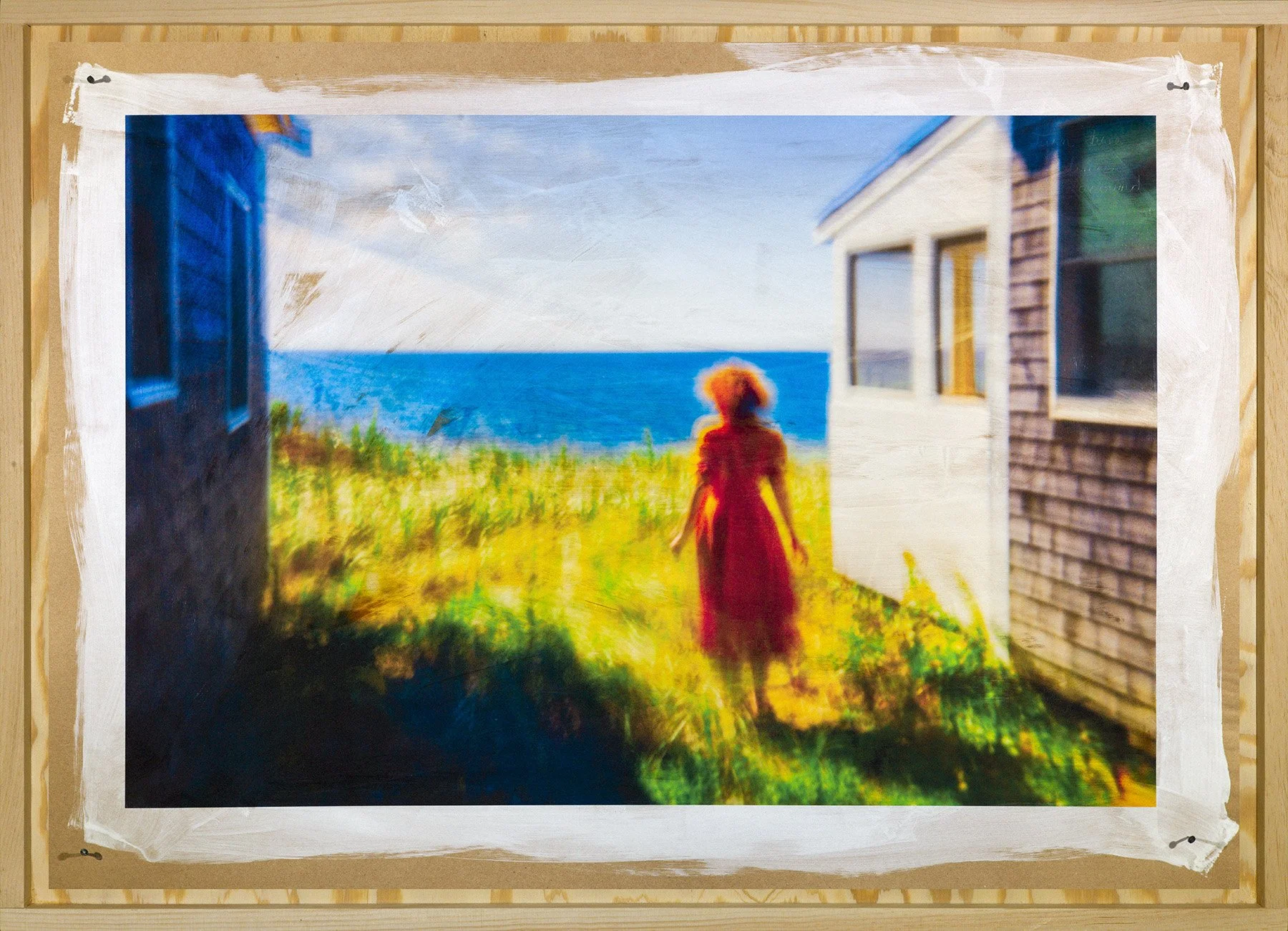 Tales of the Bittersweet artwork by EveNSteve from Truro, Cape Cod in late fall afternoon light. Mixed media.