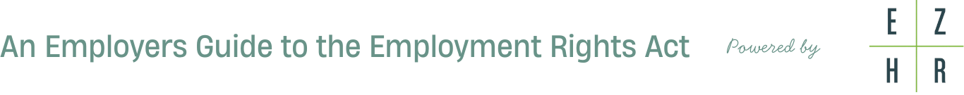 An Employers Guide to the Employment Rights Act 