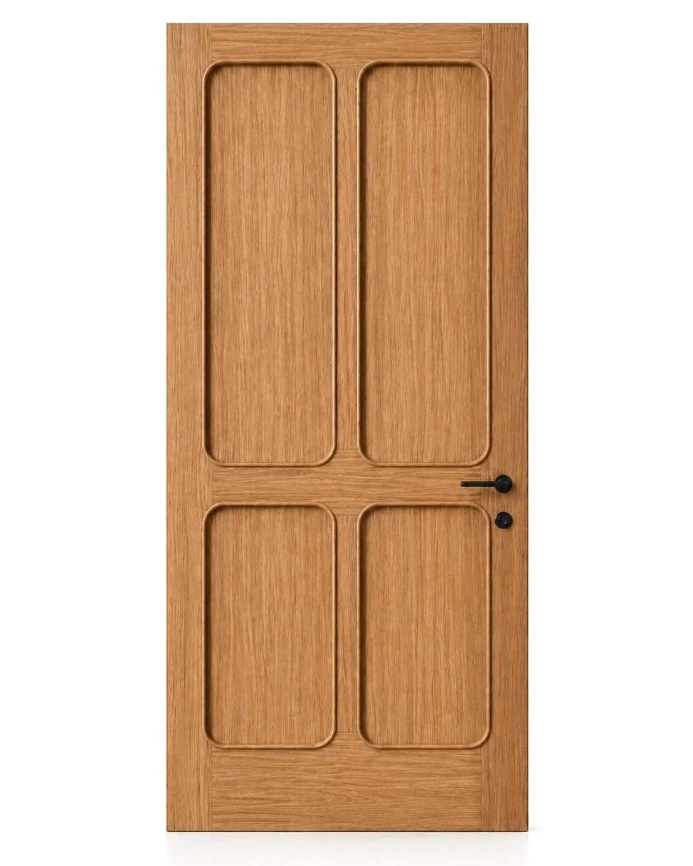 MODERN ROUNDED PANEL DOOR
