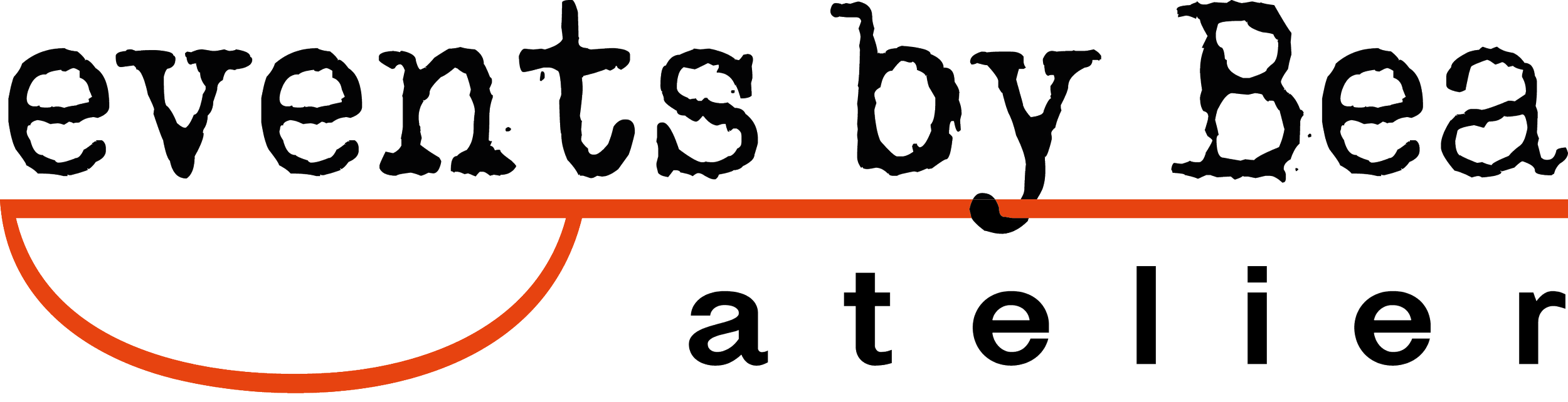 Logo with the text 'everyone's a teller' in stylized black and orange font.
