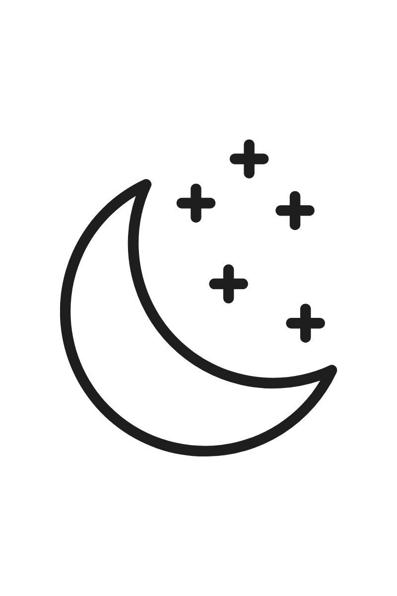 moon icon to represents sleep issues