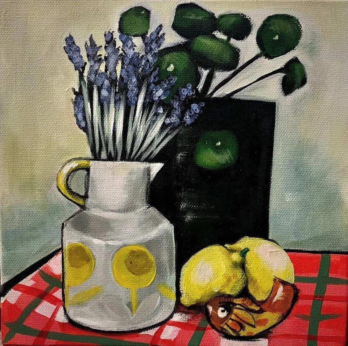 Lemons and Lavender - Acrylic 