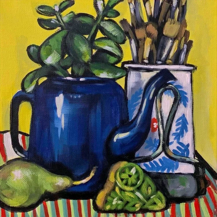 Print Paint Pear - Acrylic 