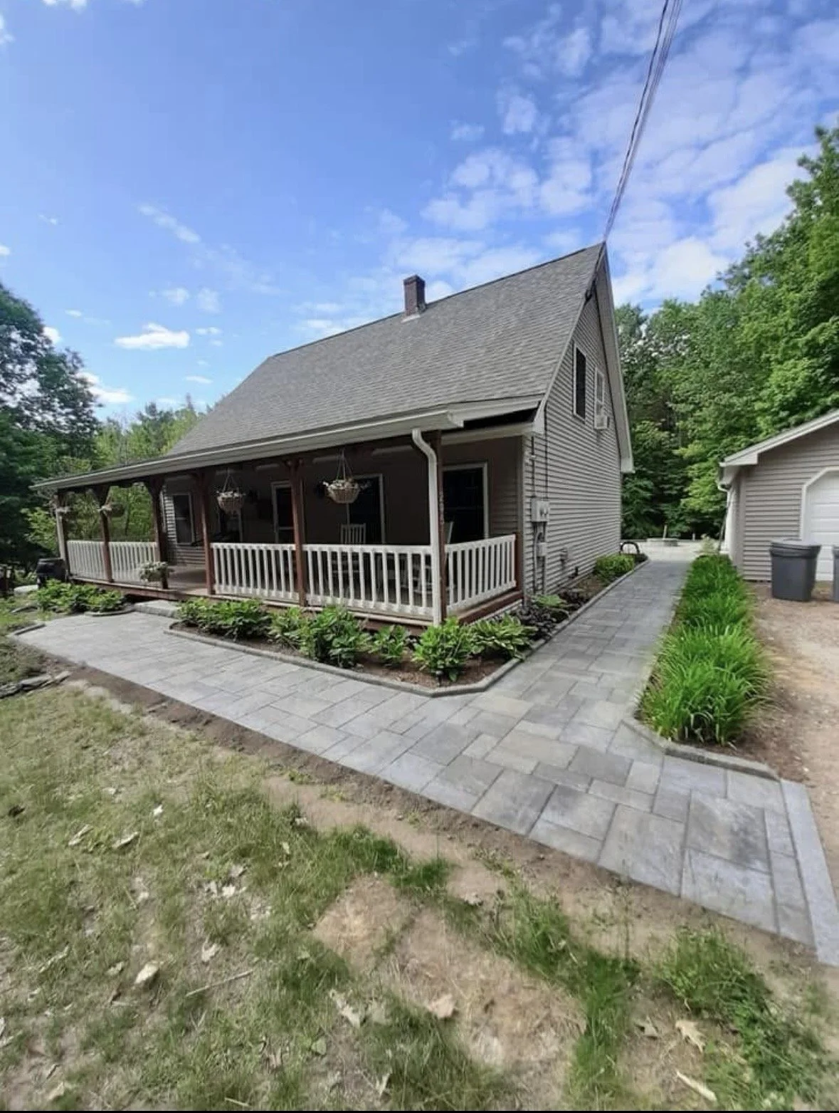 Paver walkway - Northfield NH