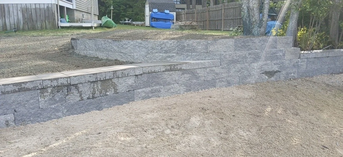 Beachfront retaining wall - Tilton NH