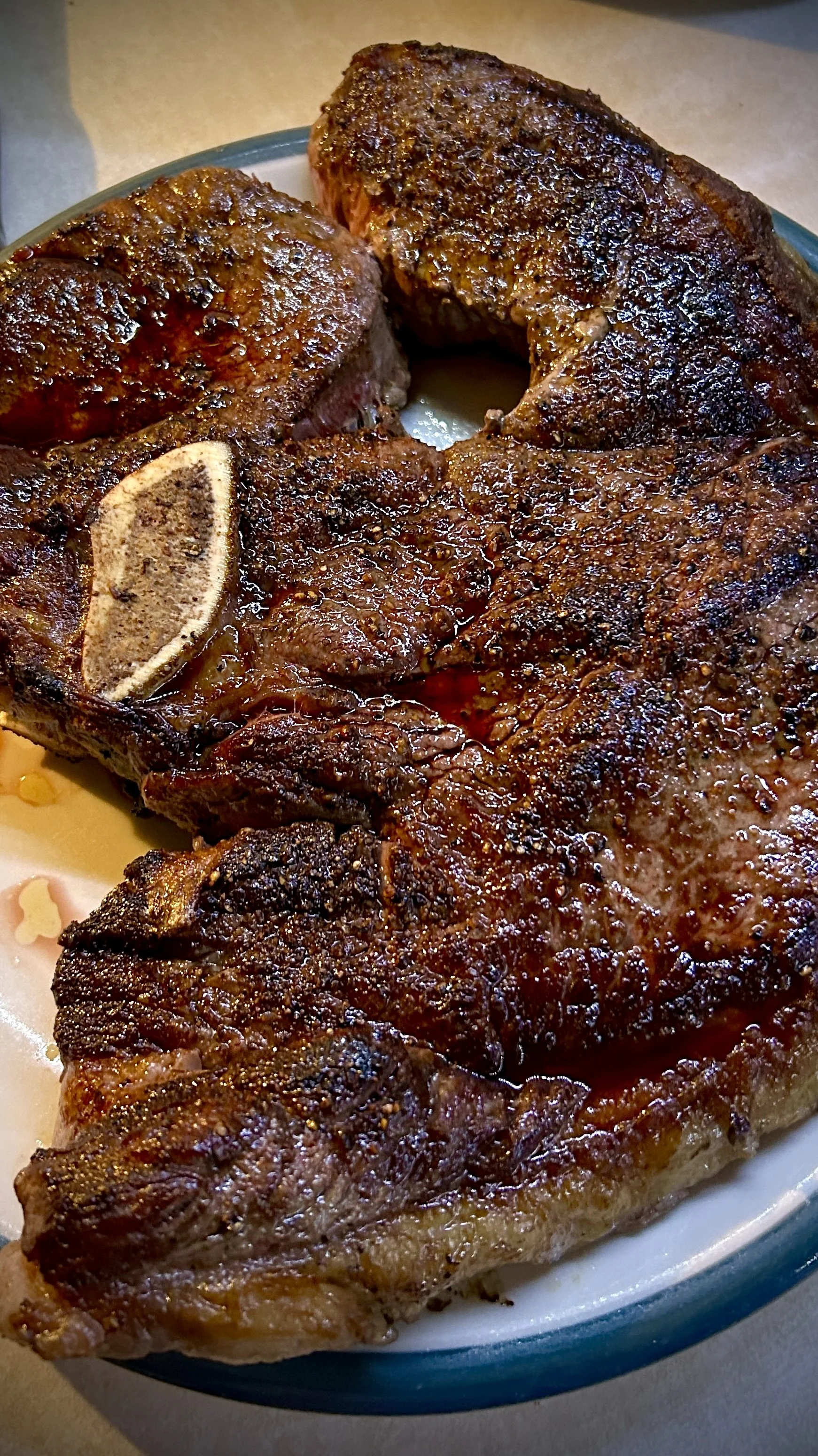 A traditional steak with a masterful char. By Robyn K.