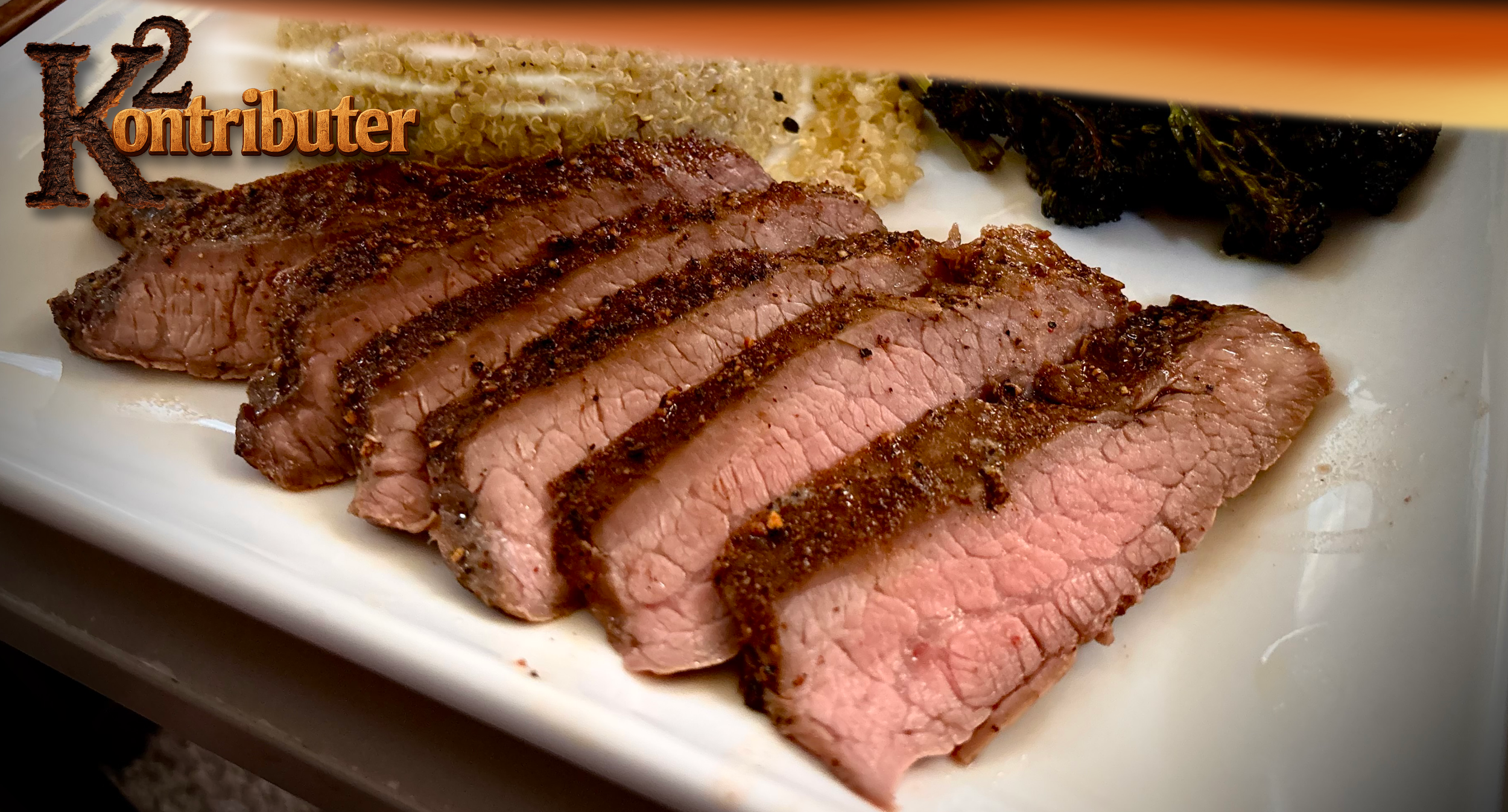 Flank Steak, Prepared by Greg K.