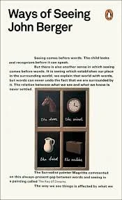 Cover of a book titled 'Ways of Seeing John Berger,' featuring four framed images and explanations of visual perception.