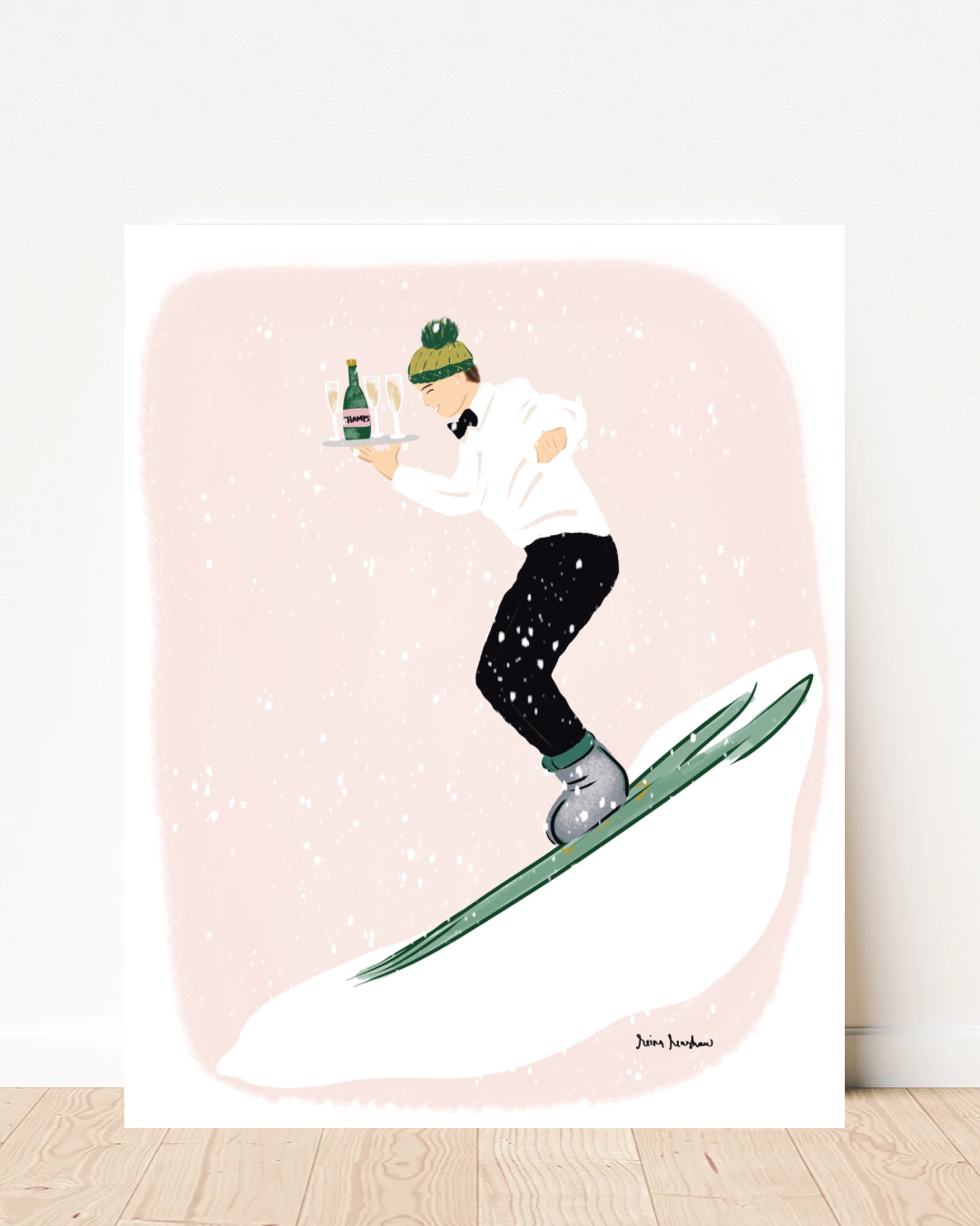 Skiing Bartender