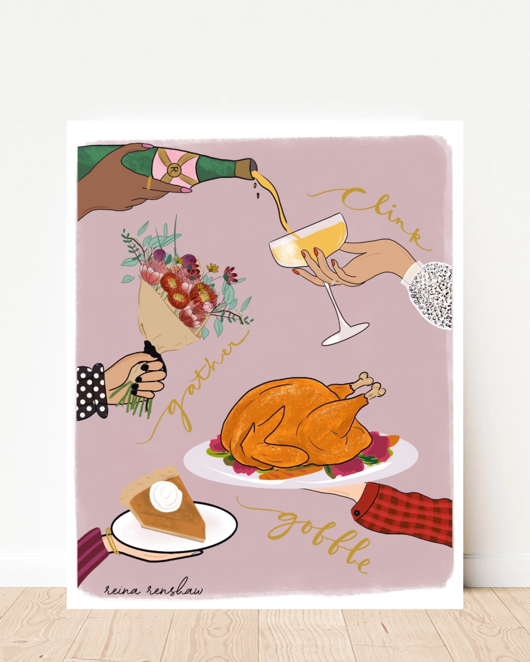 Clink, gather & gobble
