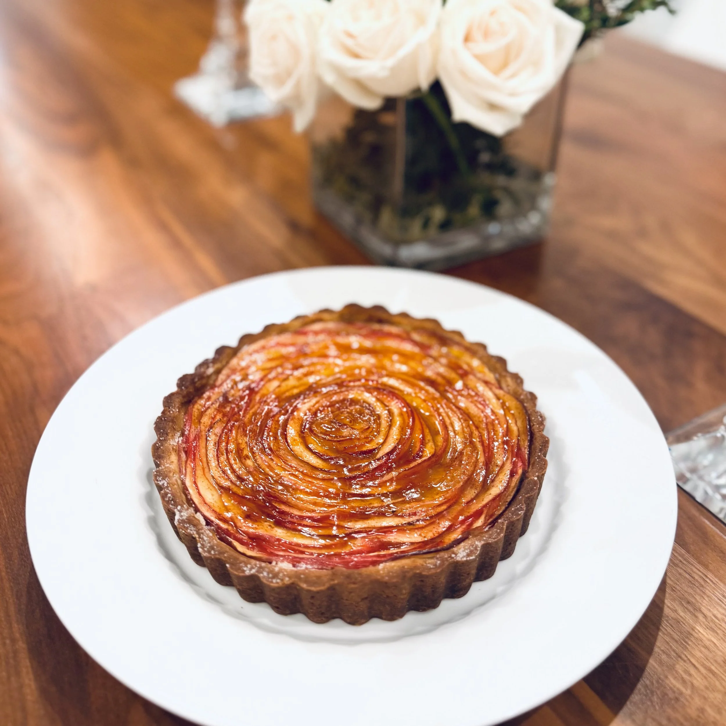 Apple Rose Tart,  7-inch or 11-inch