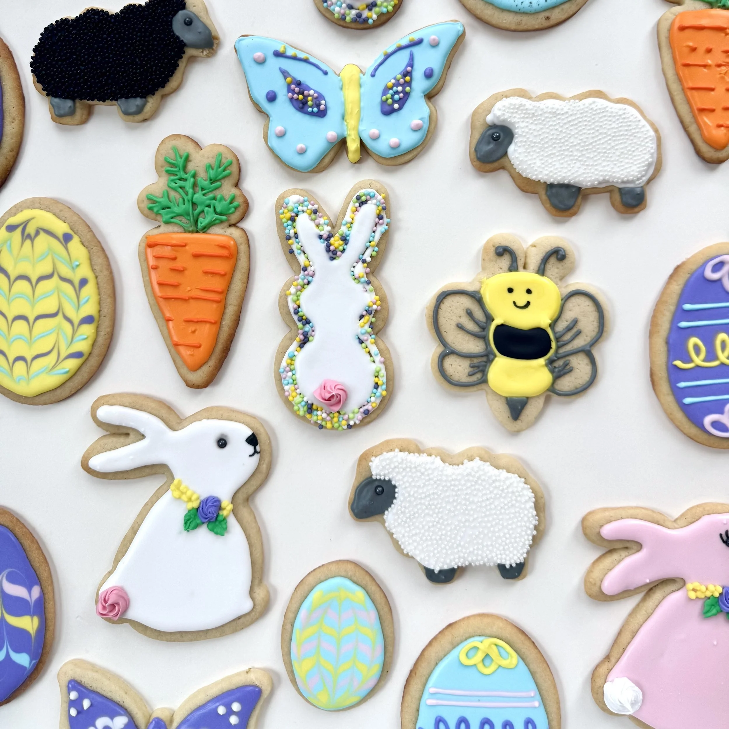 Easter Sugar Cookie Gift Box — 6 or 12 Cookies