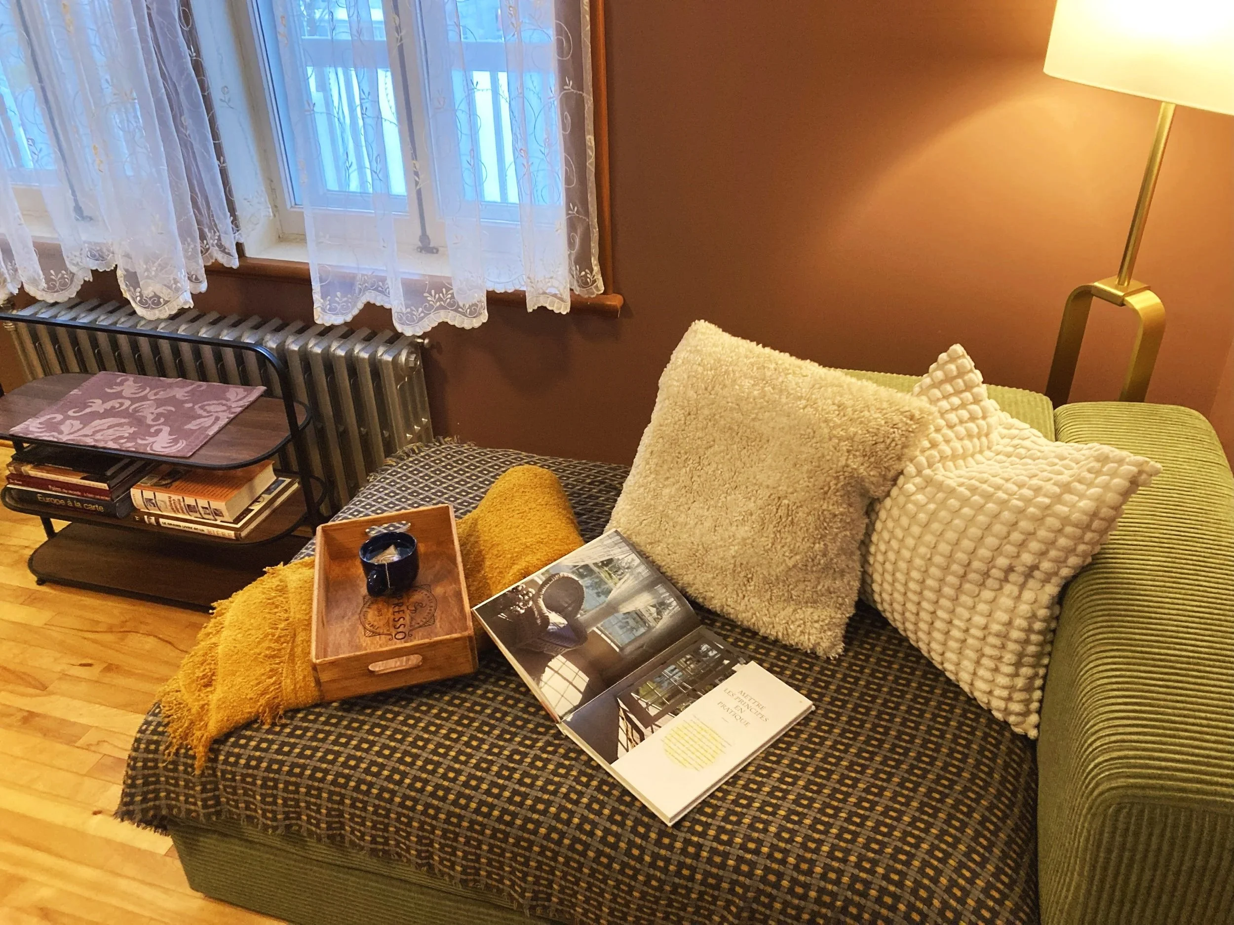Vue rapprochée du Salon des invités