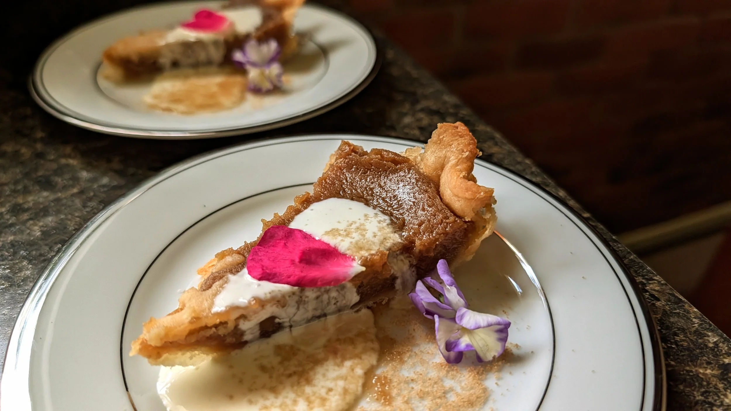 Tarte au sucre de la ferme Au vieux Silo (présentation par la Maison La Miellée)