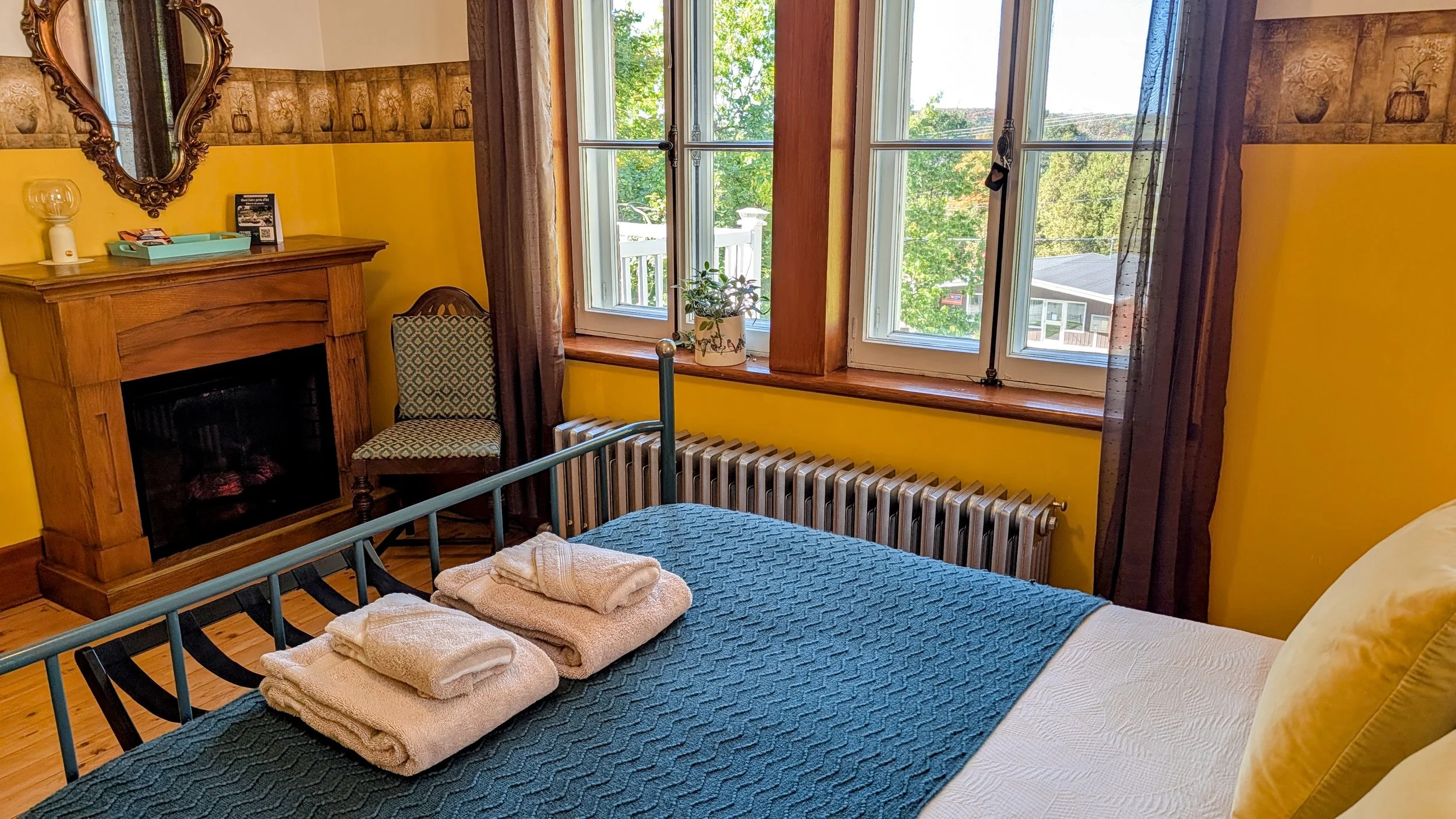 Détail de la décoration de la Chambre La Miellée