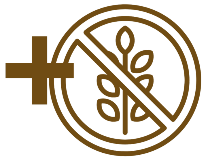 Option sans gluten sur demande - symbole