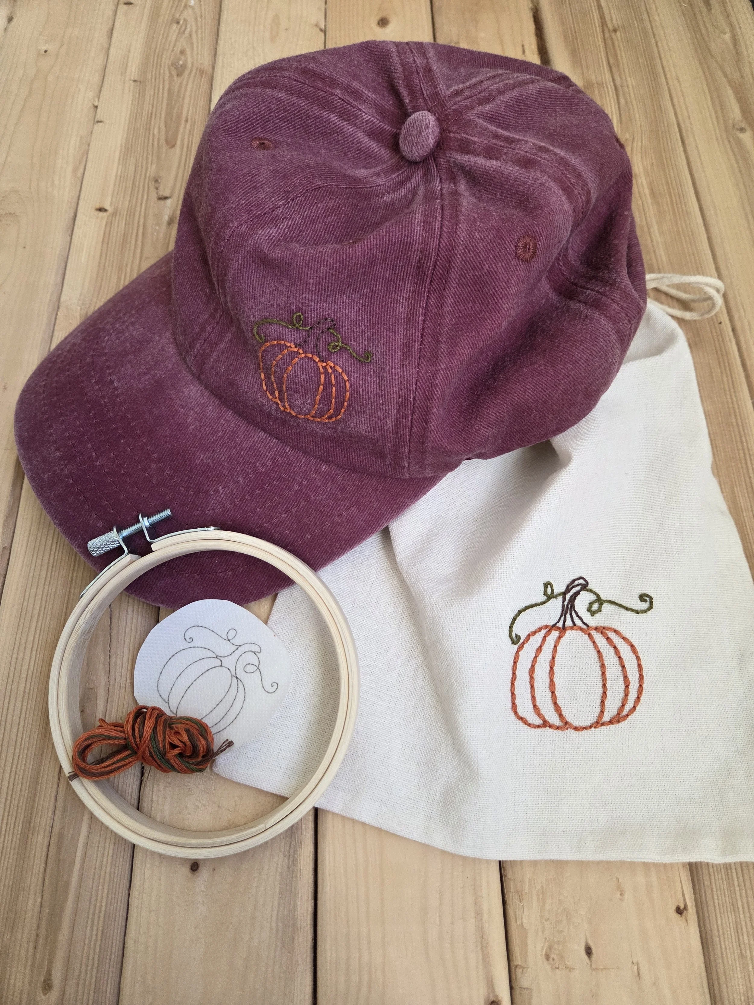Pumpkin Stick &amp; Stitch Kit