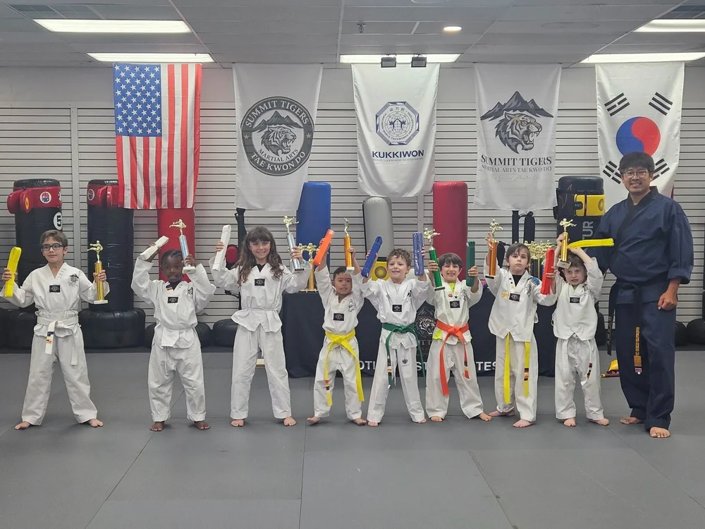 Junior Tigers Taekwondo class