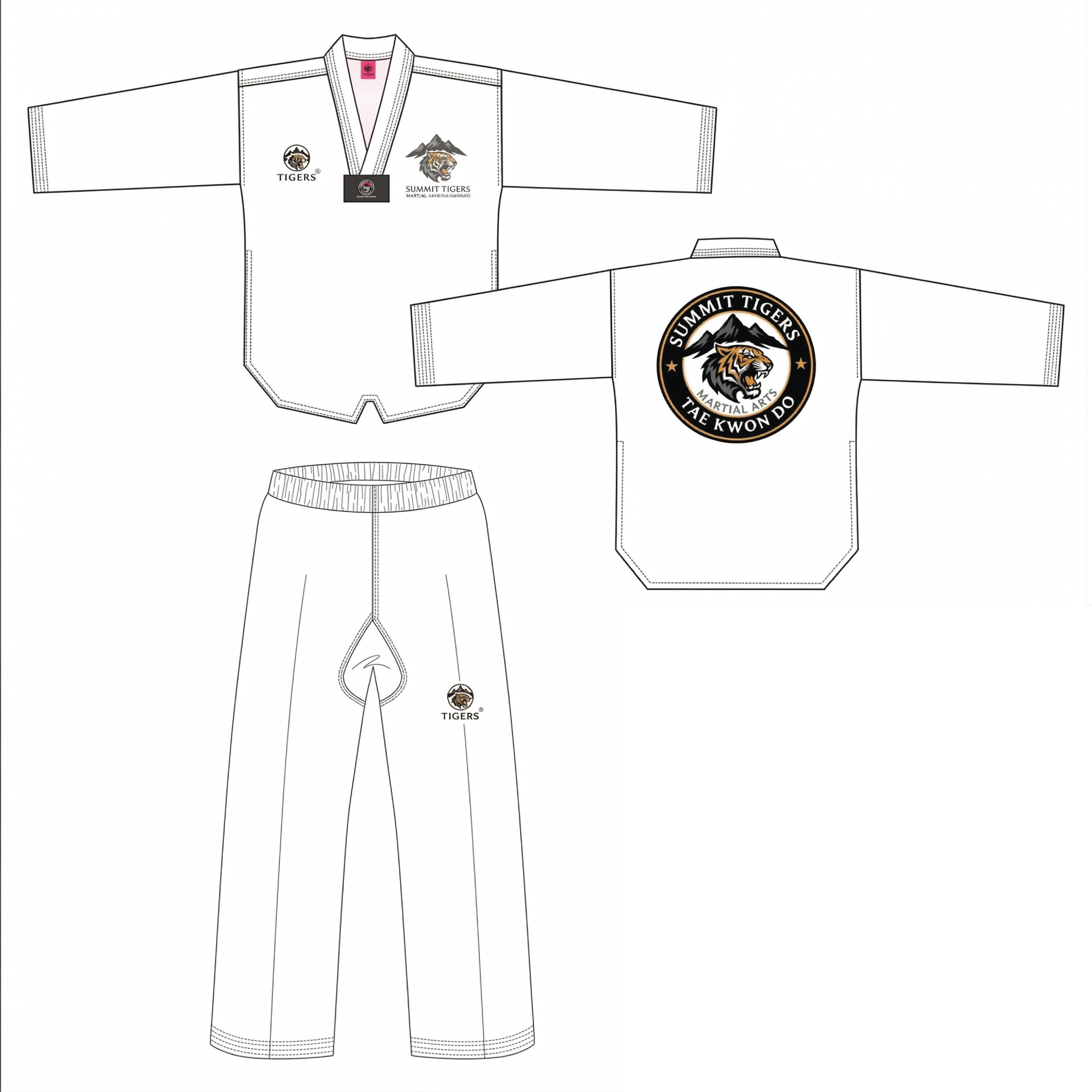 Summit Tigers Tae Kwon Do Uniform