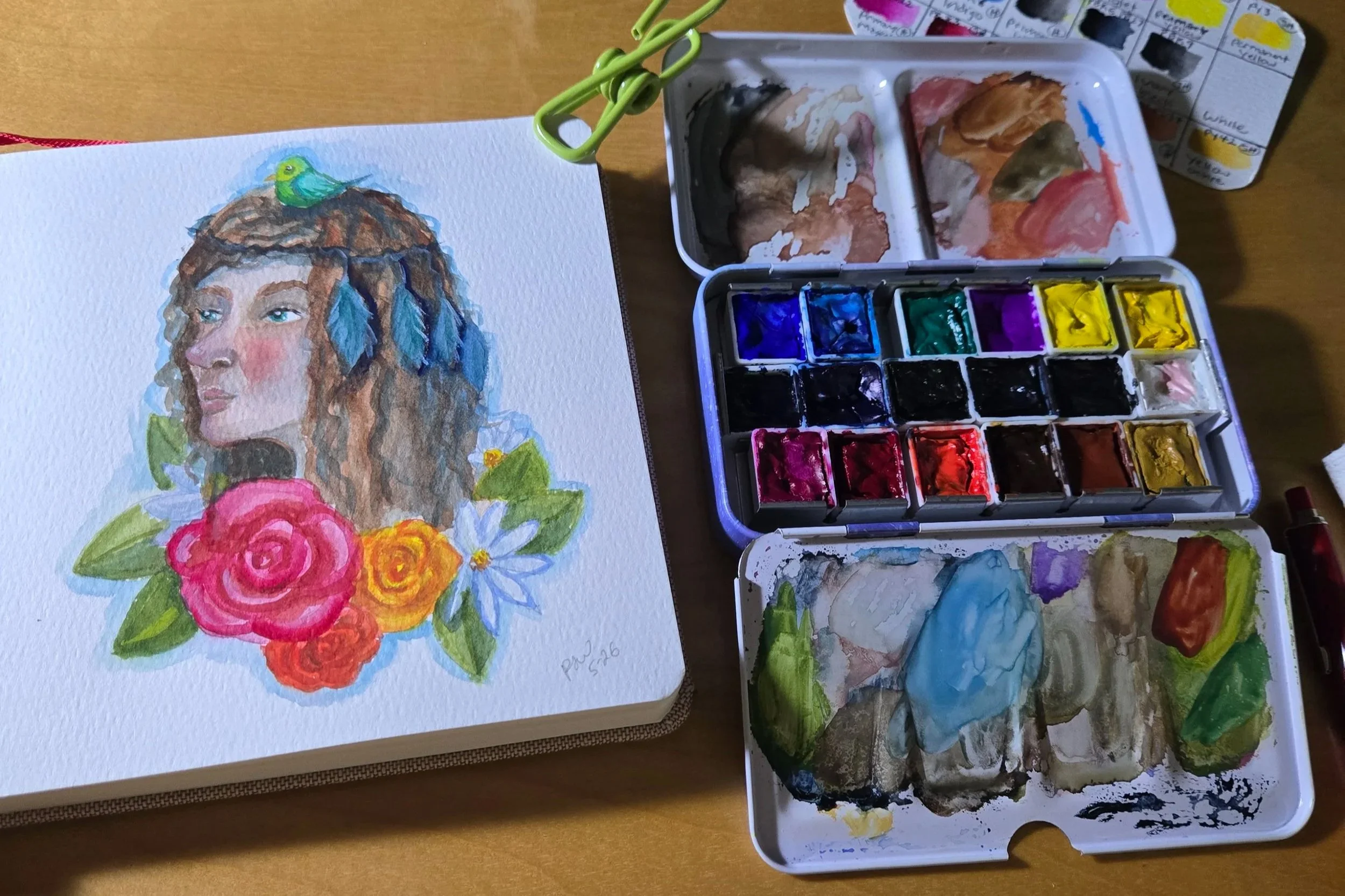 Rainy weekend painting