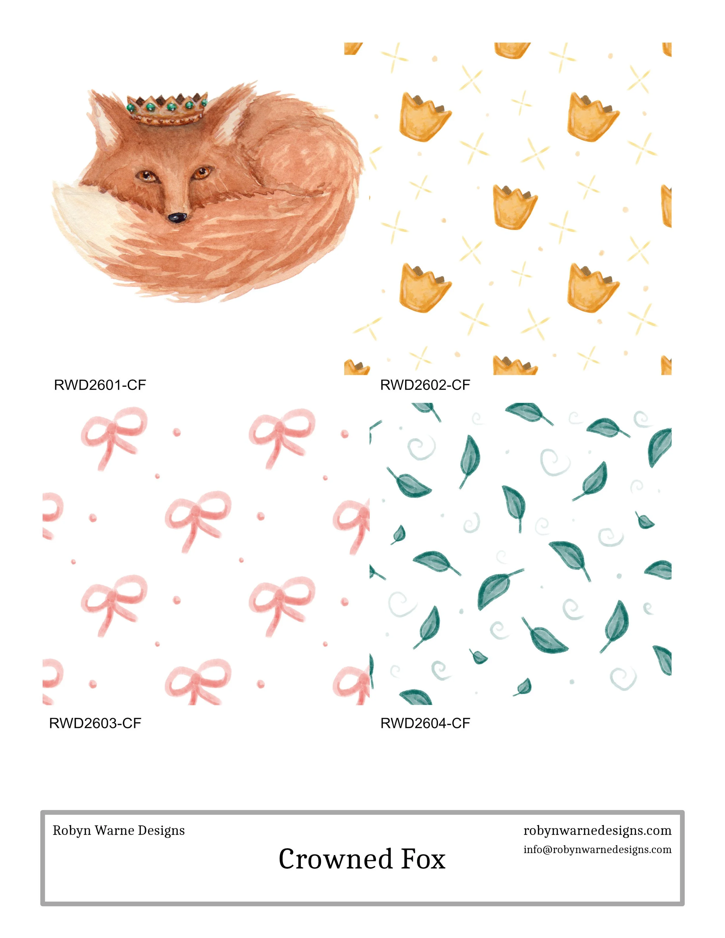 Crowned Fox Design Collection