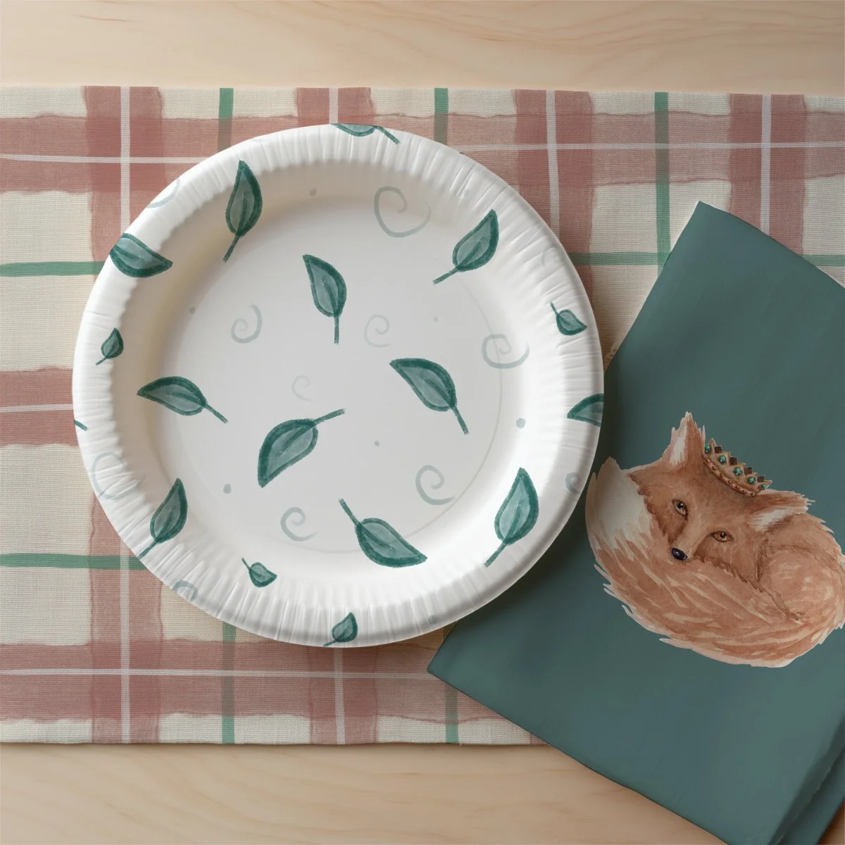 Fox Crown Pattern Designs