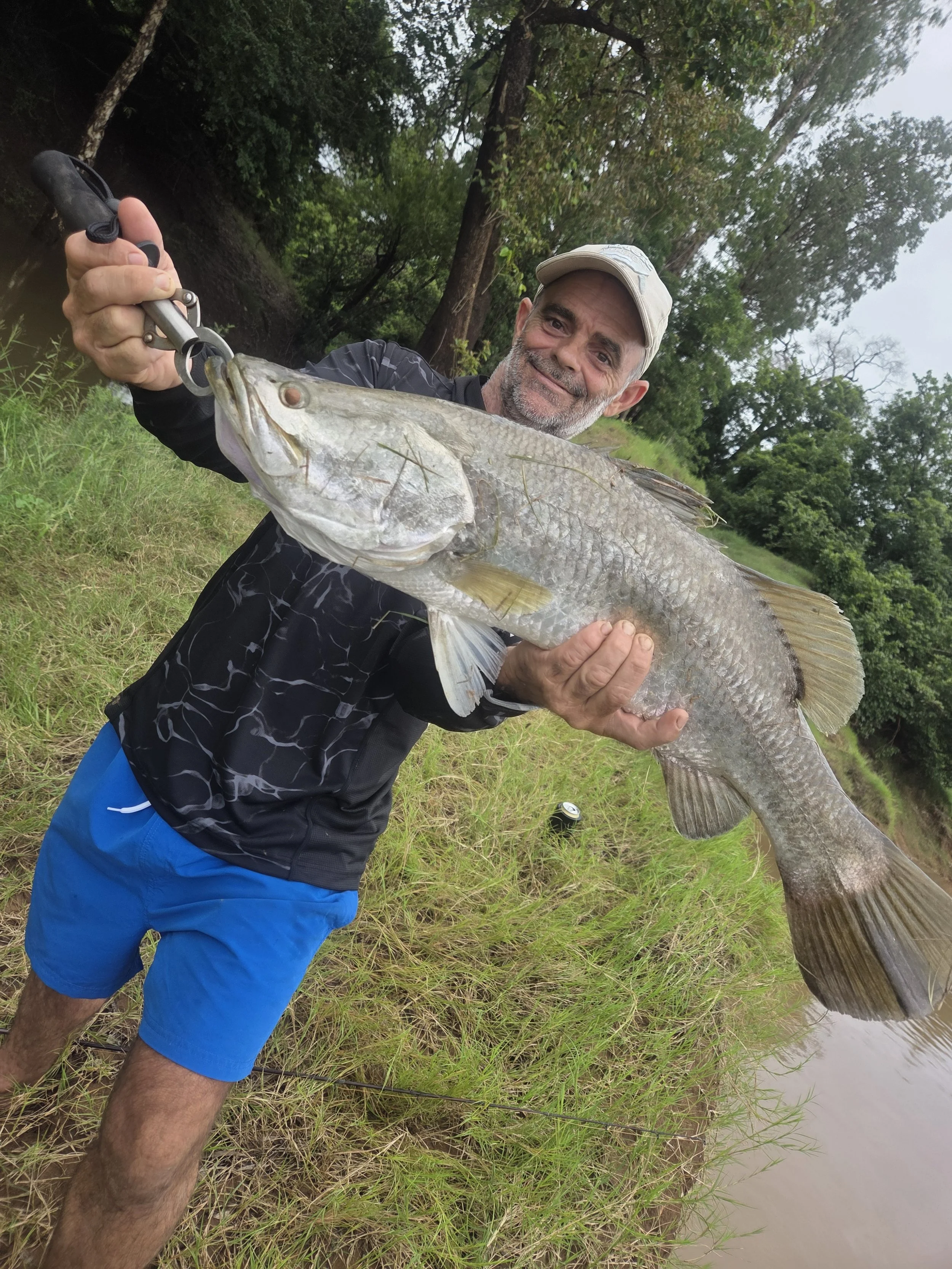 Barramundi caught at Perry's on the Daly.