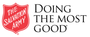 Salvation Army logo with the slogan 'Doing the Most Good'