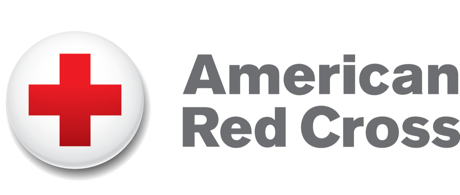 Logo of the American Red Cross with a red cross symbol next to the text 'American Red Cross' in gray letters.