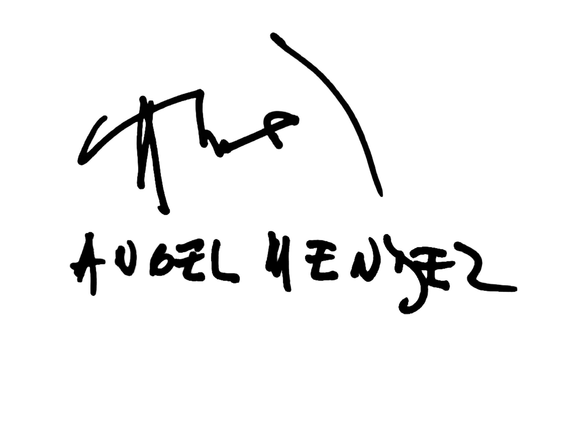 Signature of the founder's grandfather, whose legacy inspired Colibri Connections.