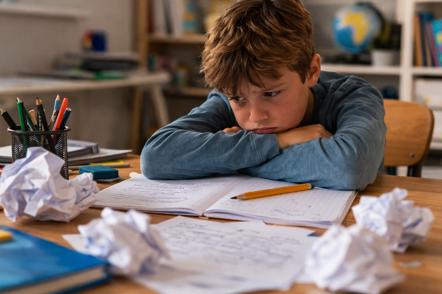 5 signes qui indiquent une difficulté d’écriture chez l’enfant.