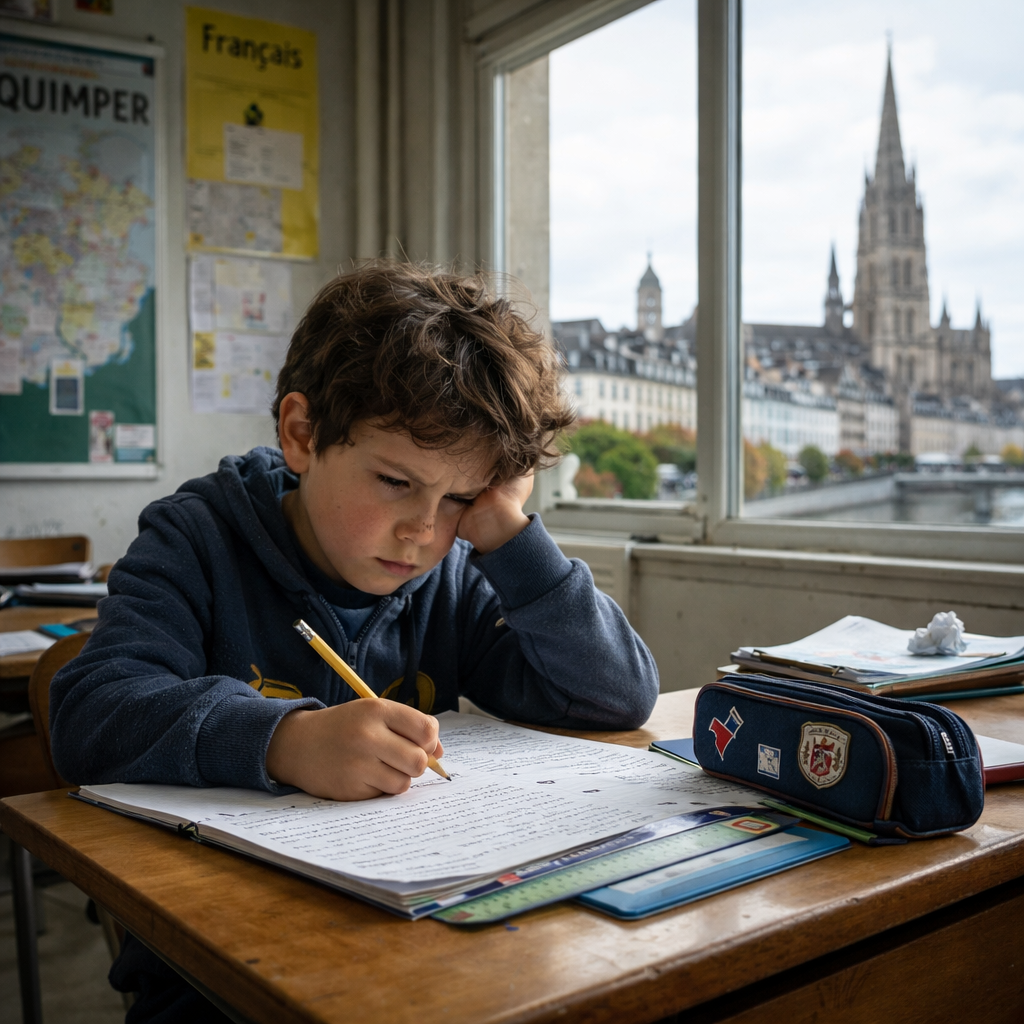 Mon enfant écrit mal : qui consulter à Quimper ?