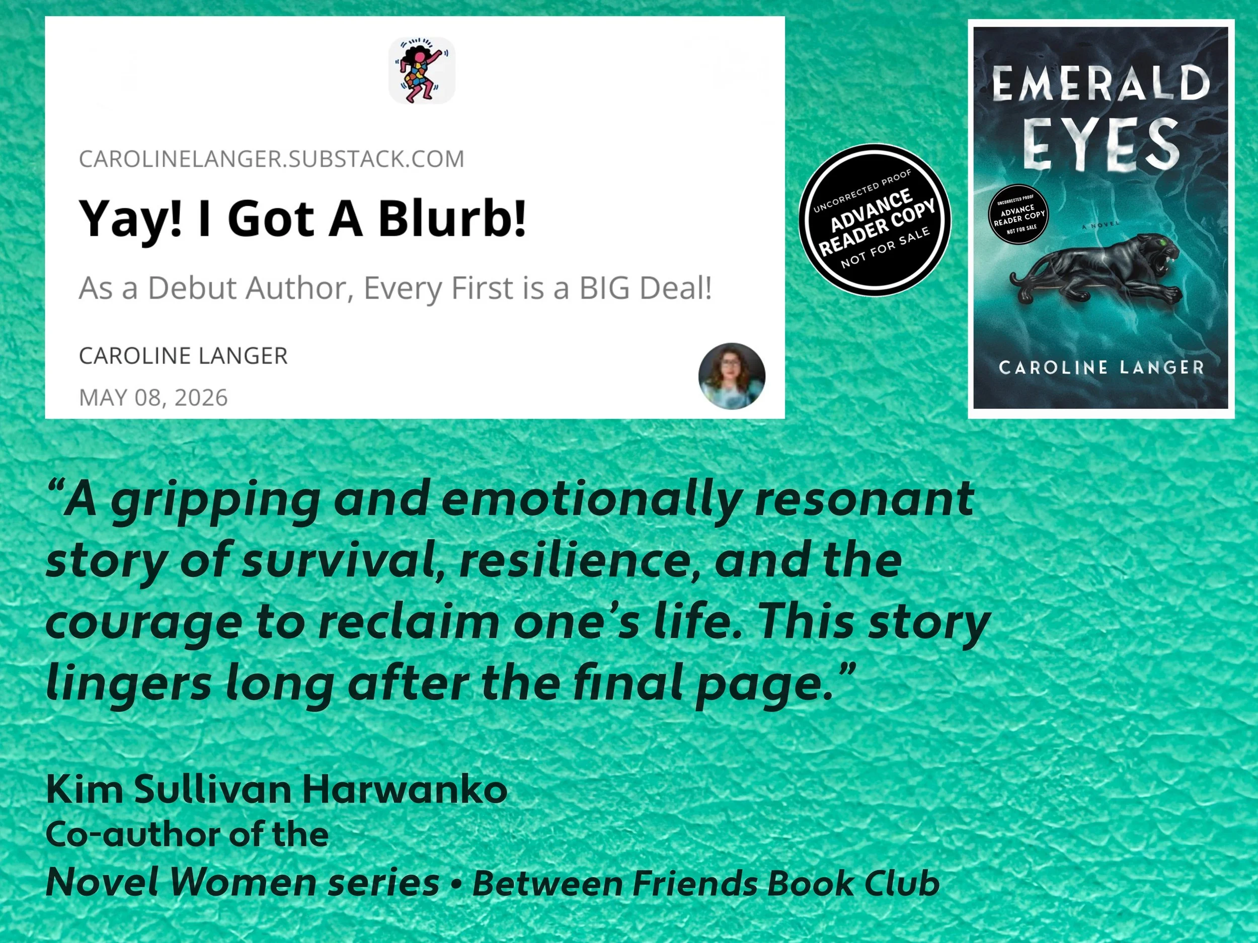 “This story lingers long after the final final page."