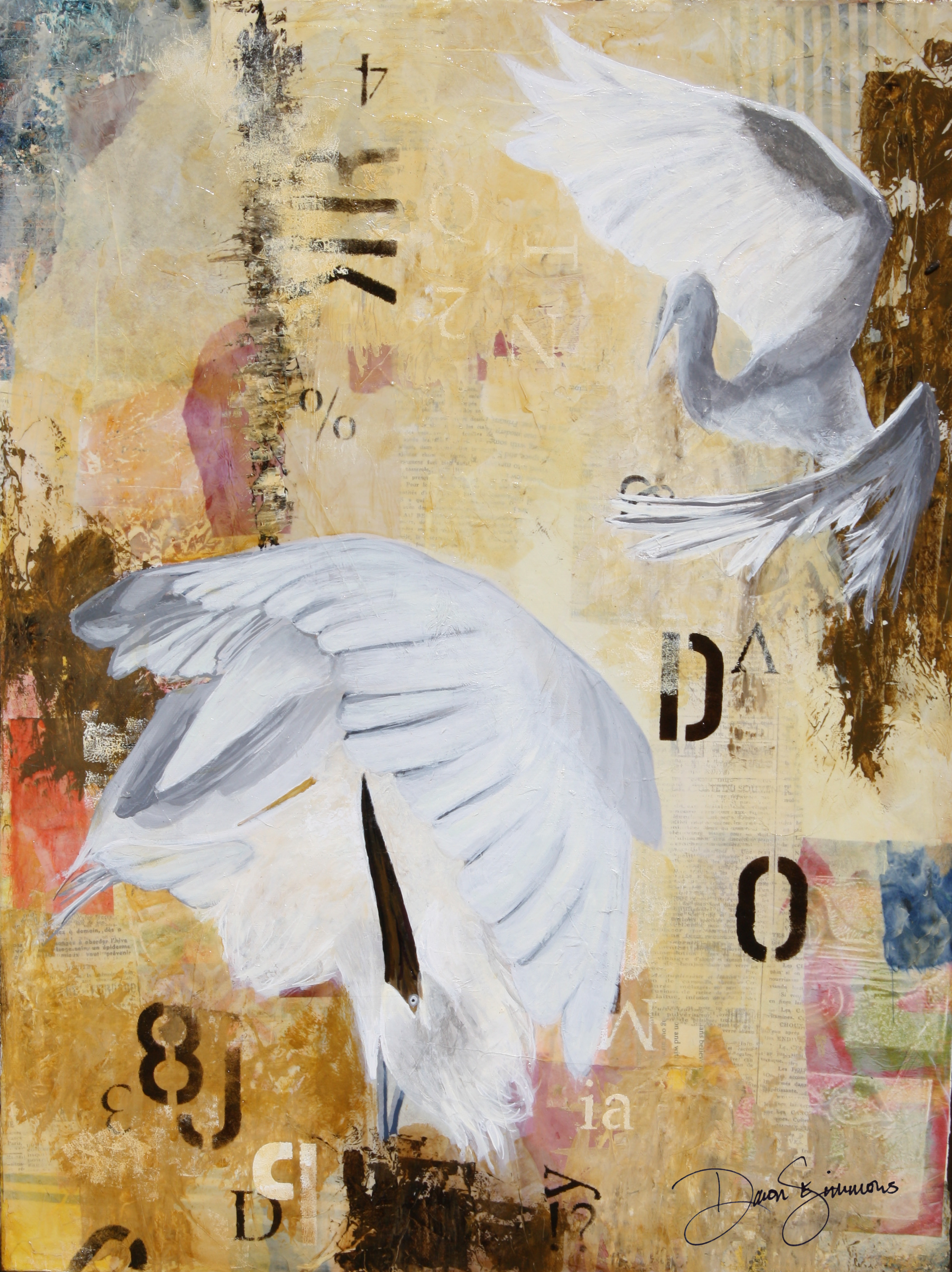 Majestic Egret w:sig.png