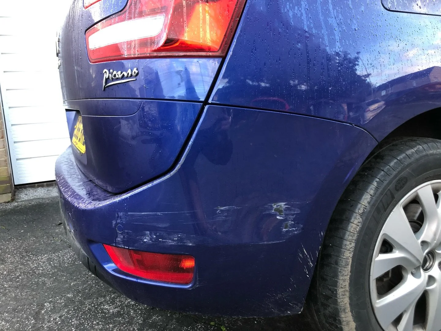 Plastic welded up and as good as new.