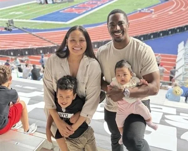 Mom, dad, son and daughter