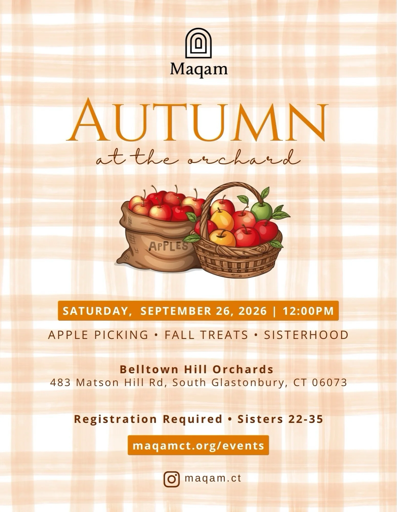 Join us for a cozy fall afternoon picking apples, exploring the pumpkin patch, and taking a scenic hayride through the fall foliage with warm cider &amp; fresh apple fritters to enjoy along the way 🍎🍂🤎&thinsp;
&thinsp;
𝘖𝘳𝘤𝘩𝘢𝘳𝘥 𝘱𝘶𝘳𝘤𝘩𝘢?