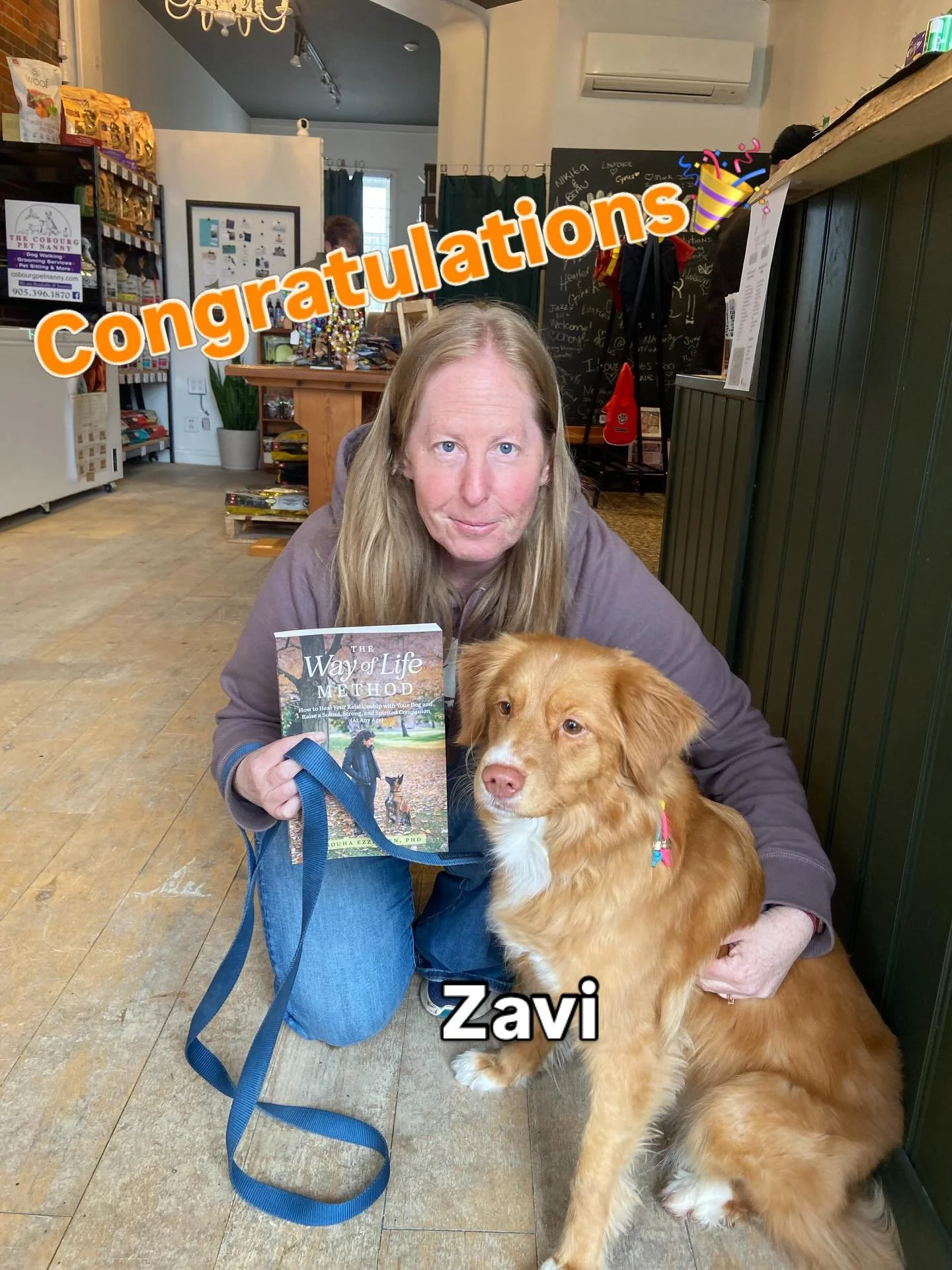 CONGRATULATIONS 🎉🐾
Zavi and her mom are the lucky winners of their very own copy of The Way of Life Method by Souha Ezzedeen @wayoflifedogtraining 
We can&rsquo;t wait to hear about their journey 🐾👣🤎
Zavi is a regular with us @dukesporthope and 