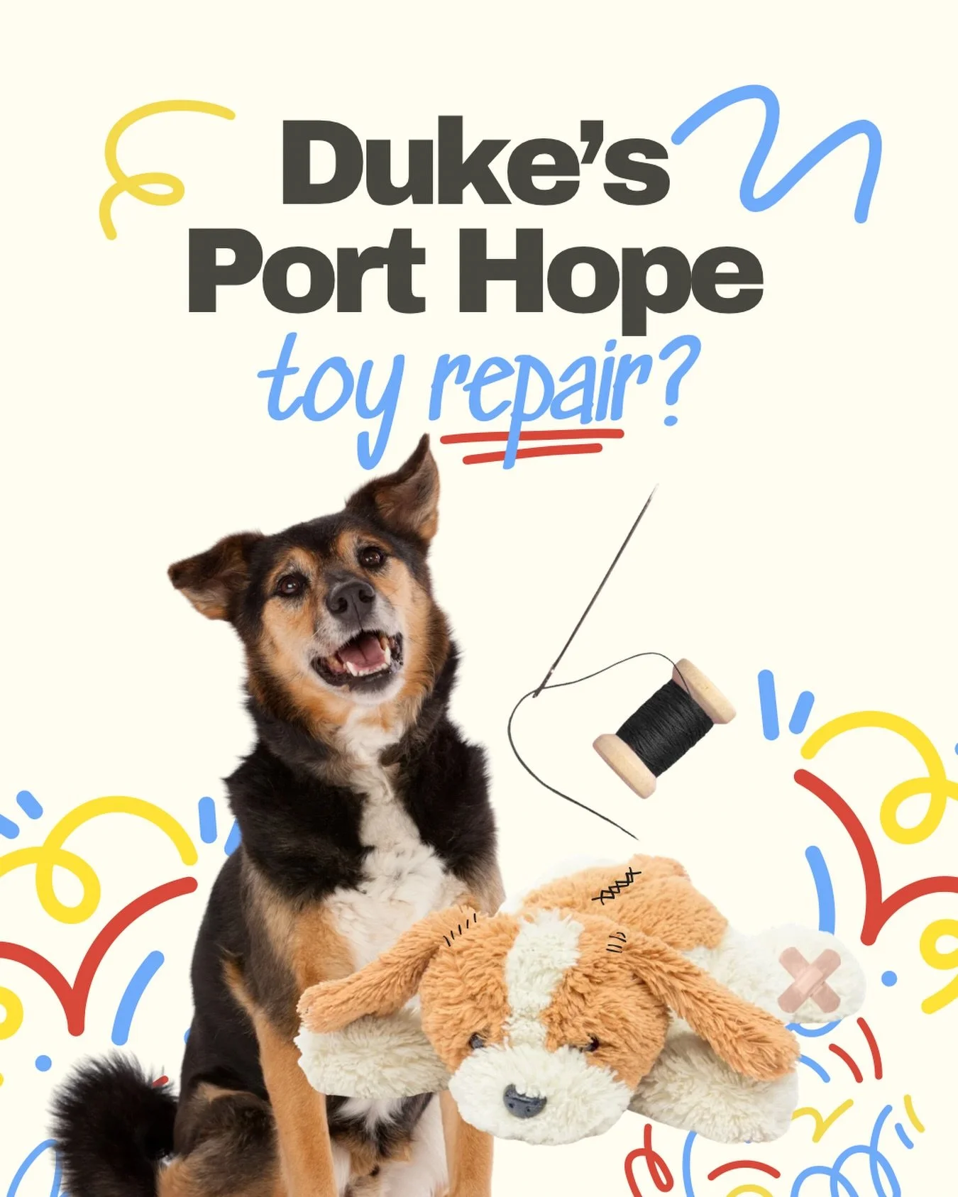 🧸🐾 Toy Repair Day&hellip; yay or nay? 👀

Got a beloved toy hanging on by a thread? Missing an eyeball? Half unstuffed but still somehow their favourite? 😂

We&rsquo;re thinking about hosting a Toy Repair Day at the shop with a local crafter who c