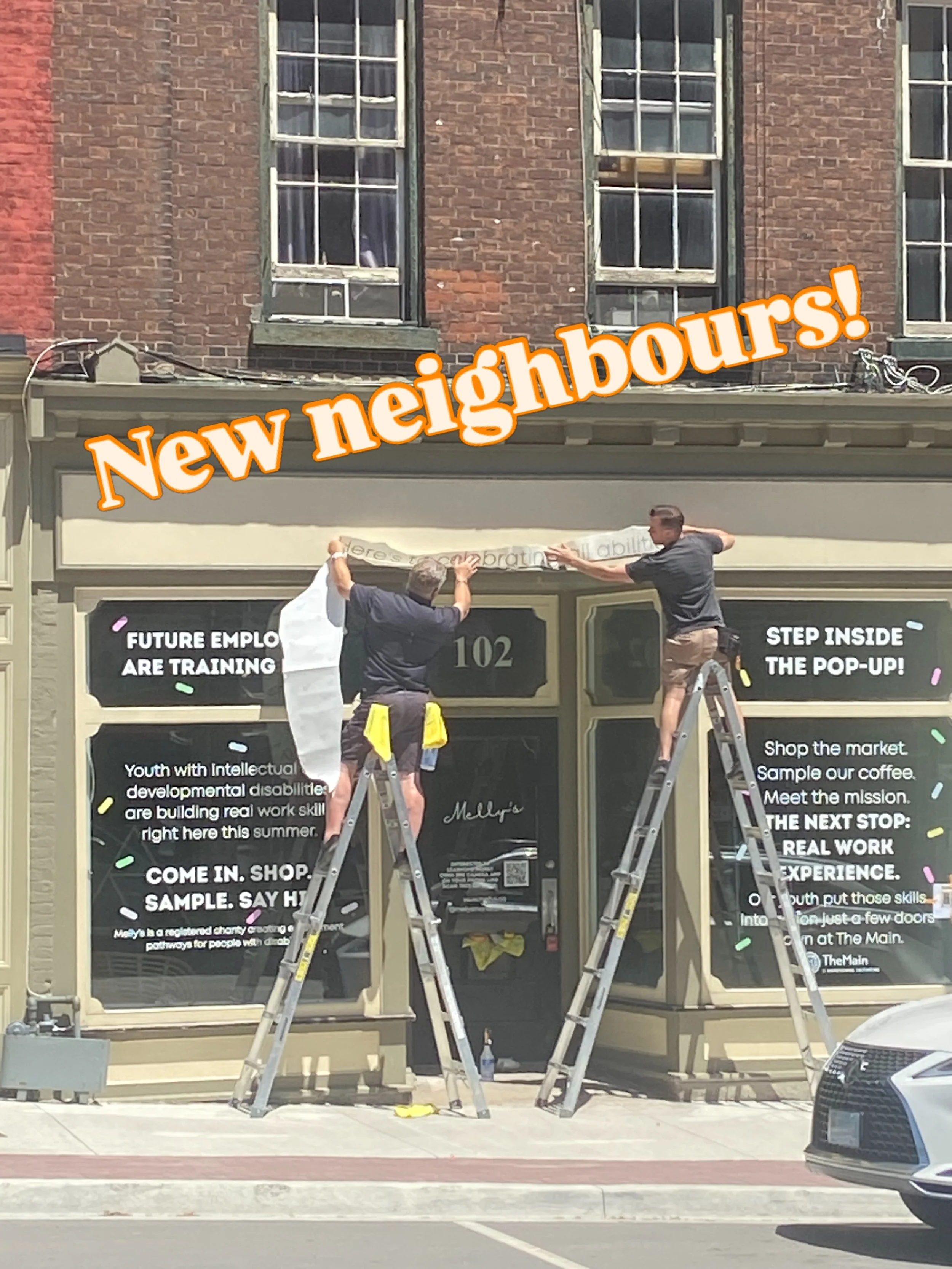 We&rsquo;re so excited!! This new location of @mellysmarketandcafe in collaboration with @themainat66 is opening on Walton St. right across  from @dukesporthope 🙌🧡
Can&rsquo;t wait to check &lsquo;em out!
Take a peek at their ig to learn more about