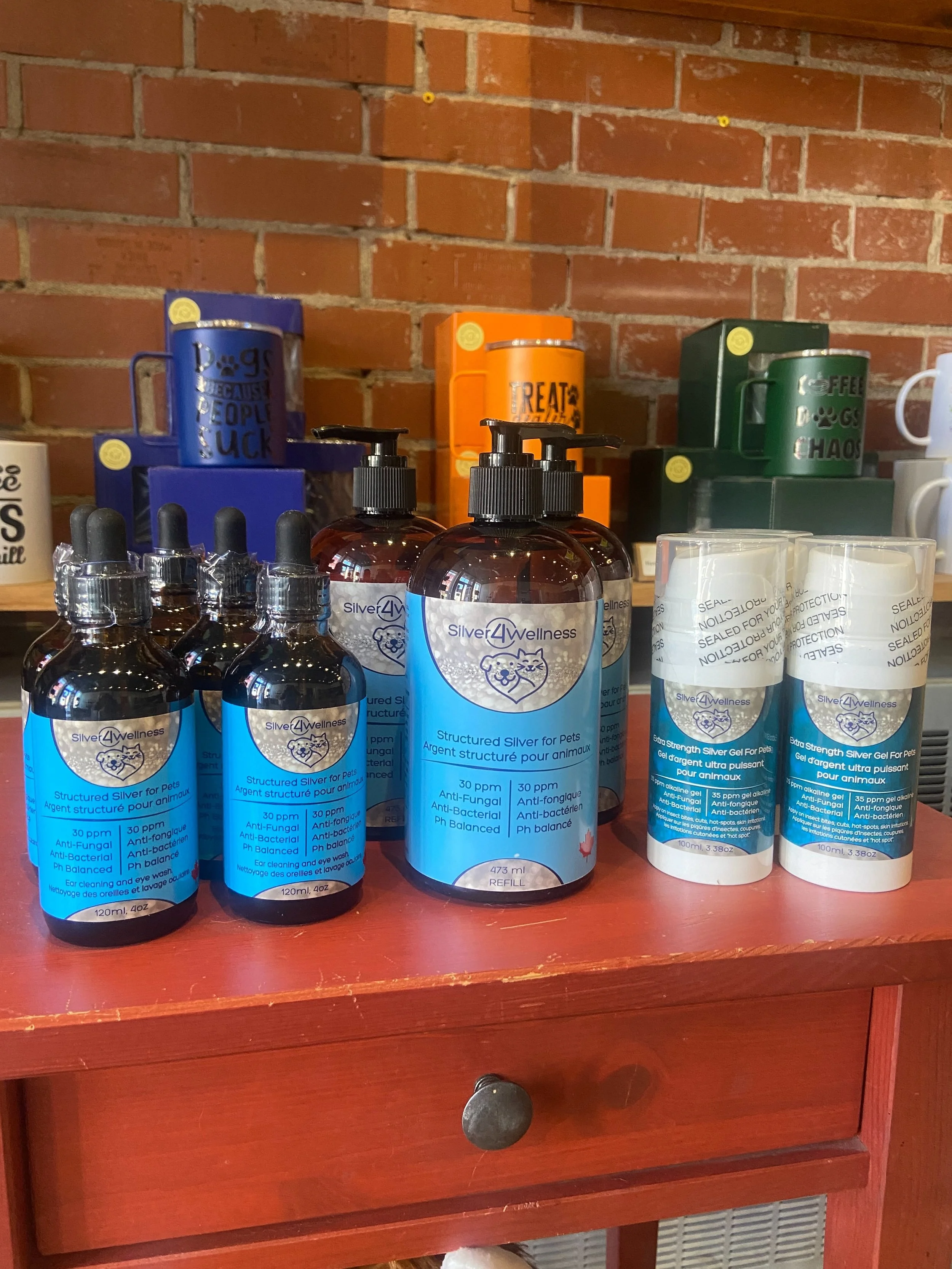 @silver4wellness re-stock is heeeere!
These Structured Silver formulas are a must have in any pet household!
Both the liquid &amp; gel are great for addressing skin irritations, cleaning ears PLUS it&rsquo;s a natural antibiotic.
Suitable for dogs, c