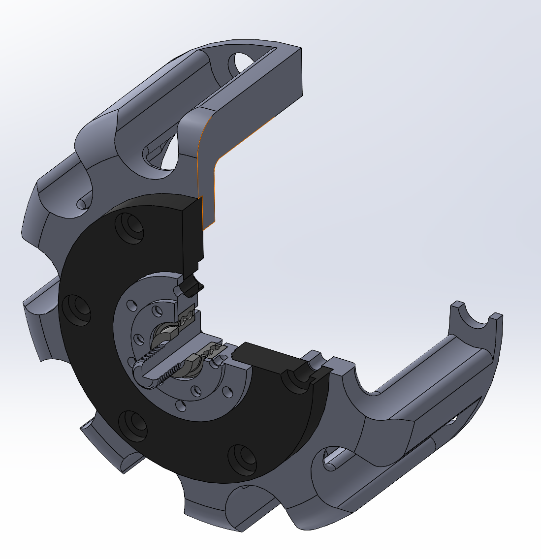 Spider mount for wheel hub