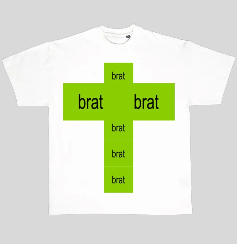 brat cross t-shirt