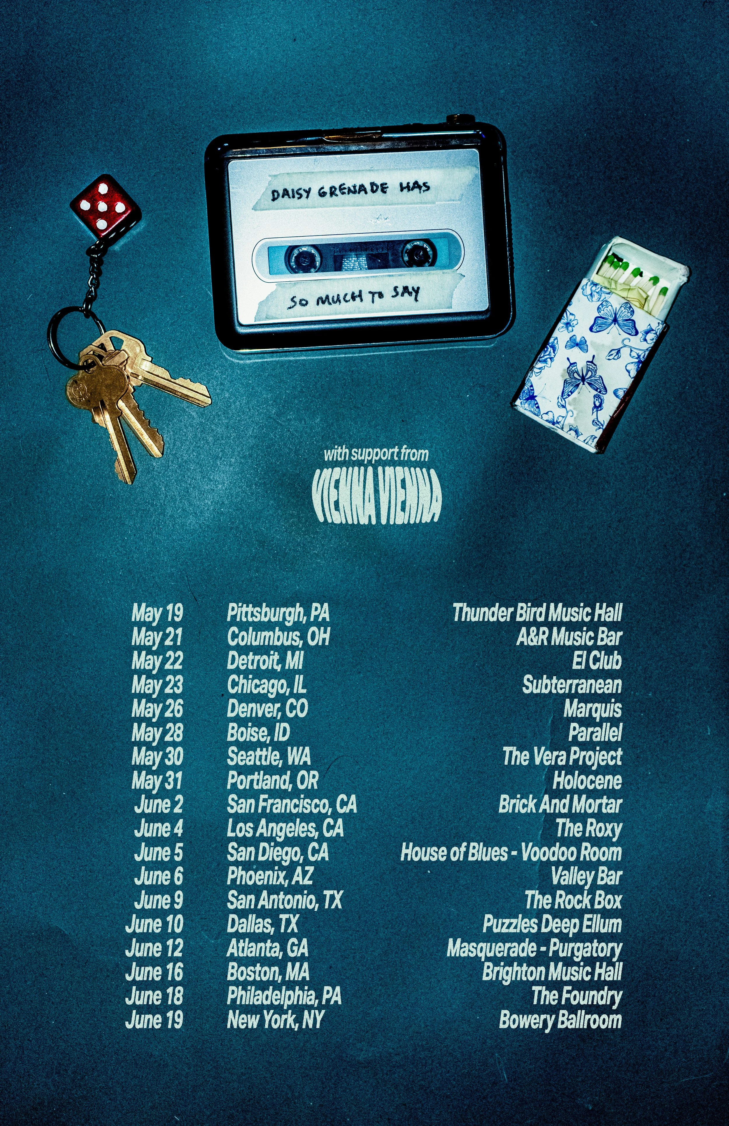 tour announcement inspiration