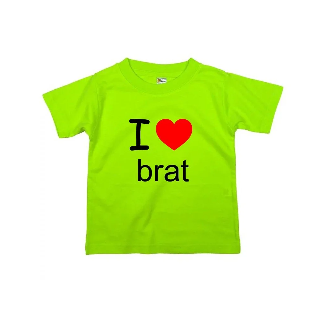 I love brat t-shirt