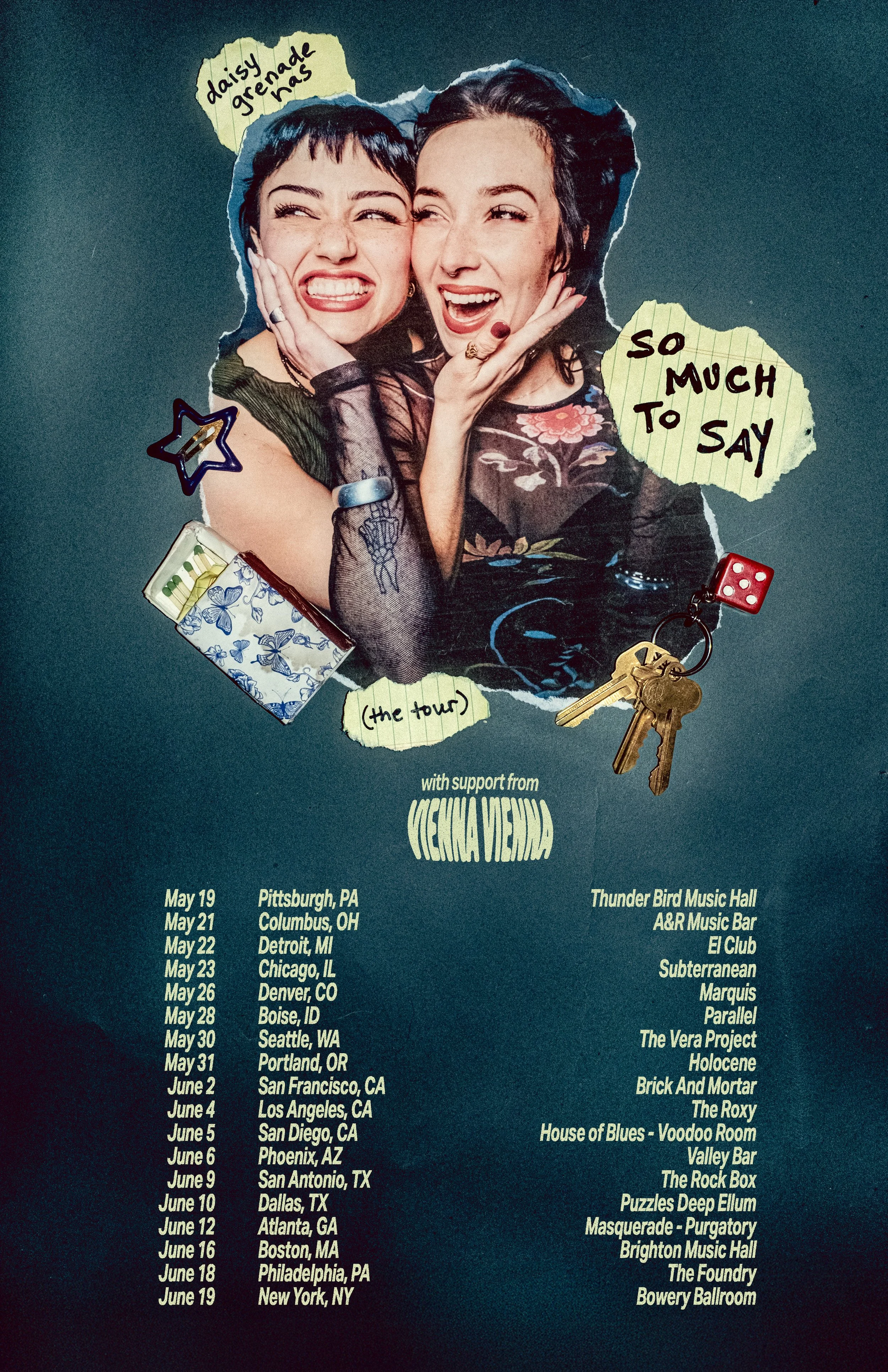 Tour announcement inspiration 