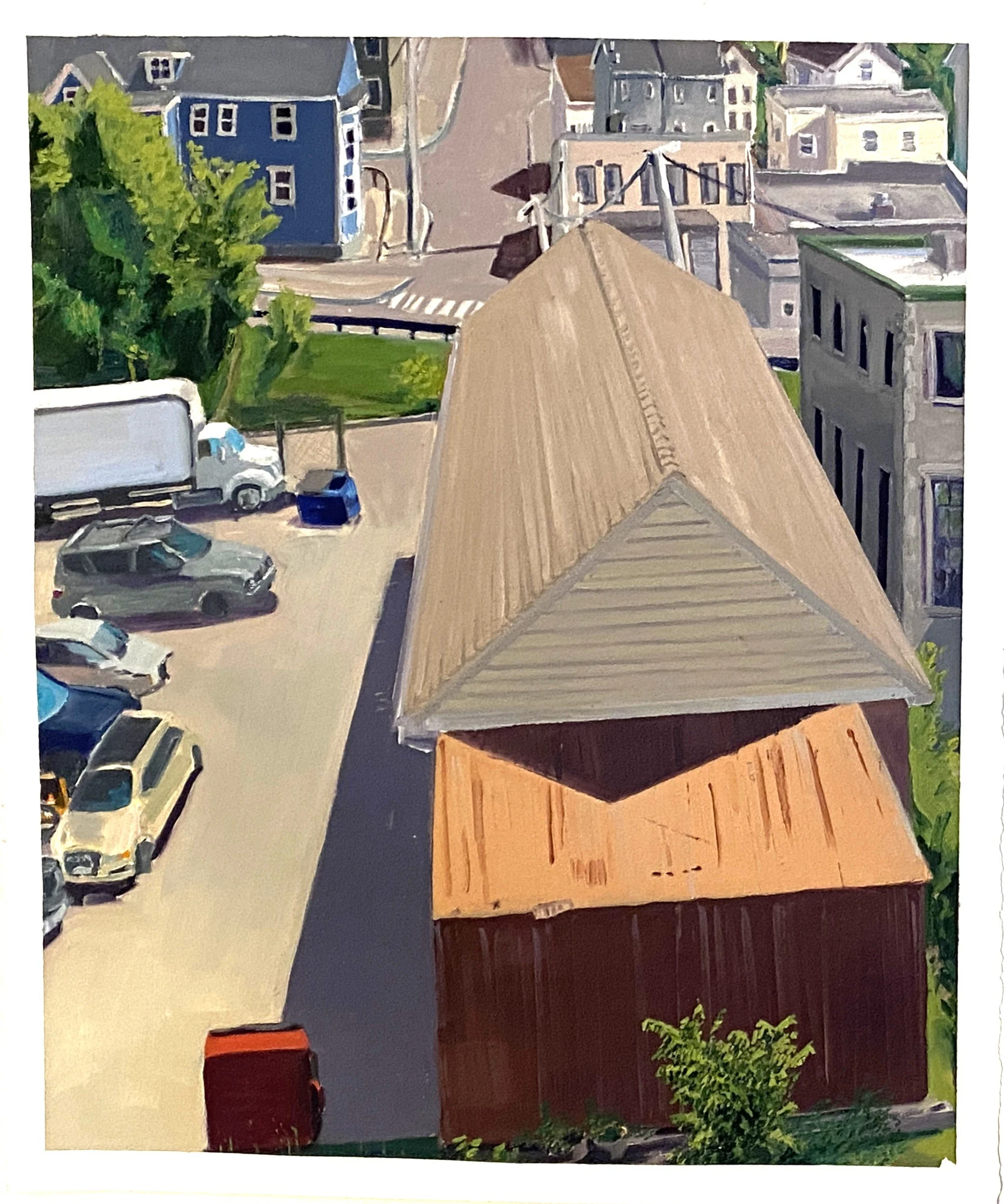 Lowell, 2024
Oil on paper