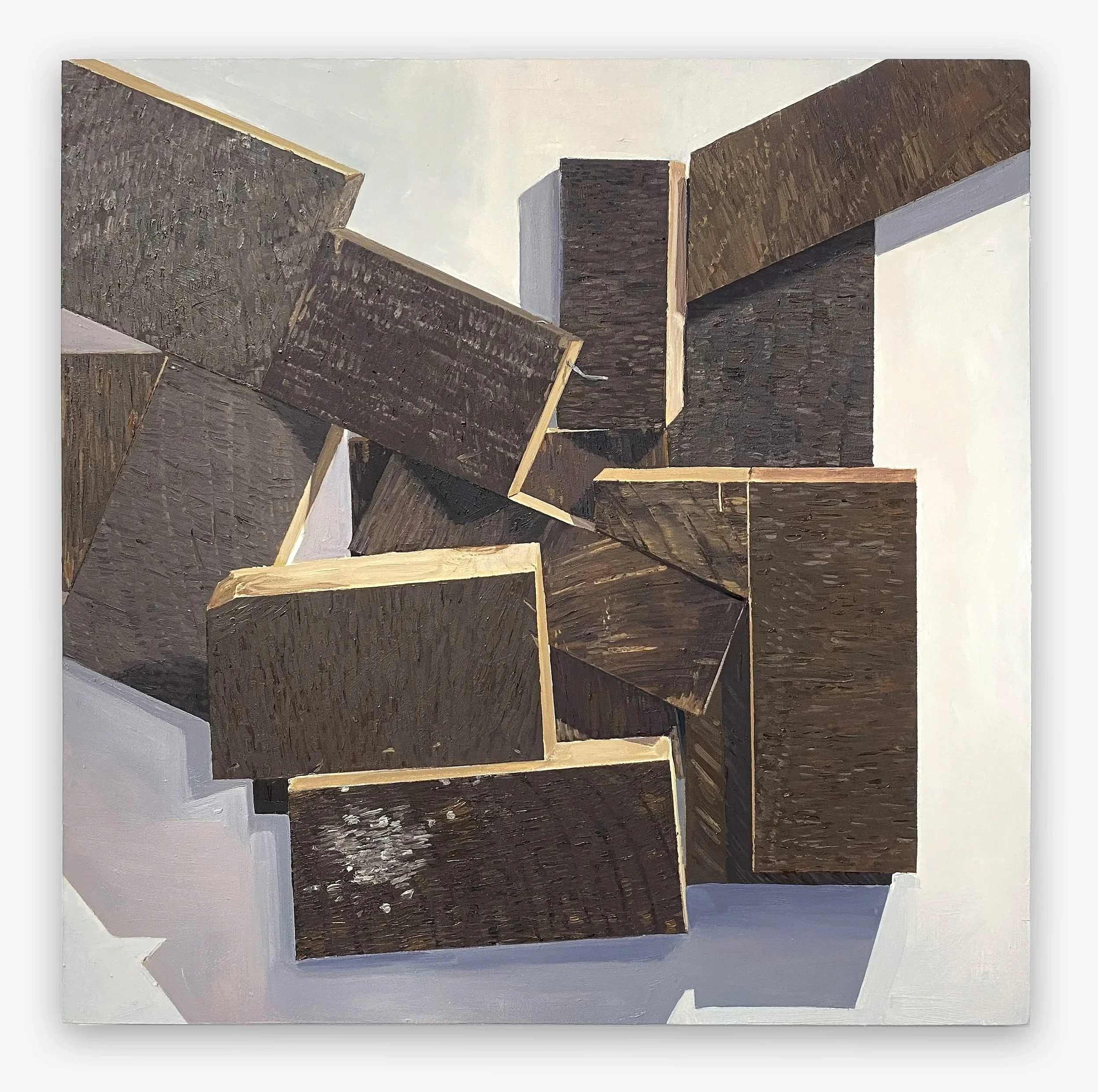 Dynamism of Ol’, 2025
Oil on Panel
25 x 25 in