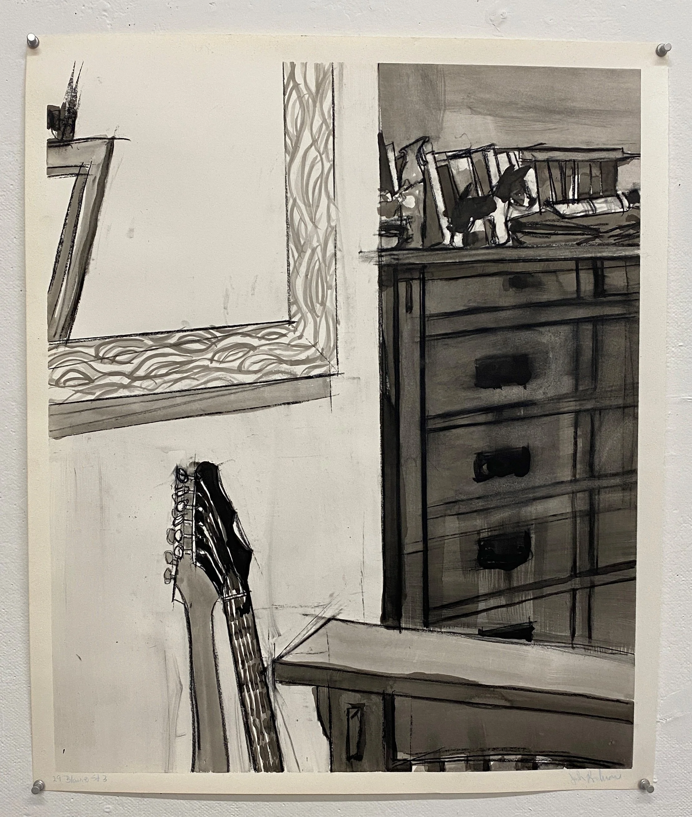 29 Blaine St 3, 2021
Ink and conte on paper